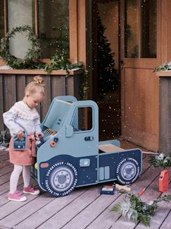 Spielzeug-Nachahmungsspiele-Haushalt, Atelier und Berufe-Spielzeugauto zum Reparieren, Holz FSC