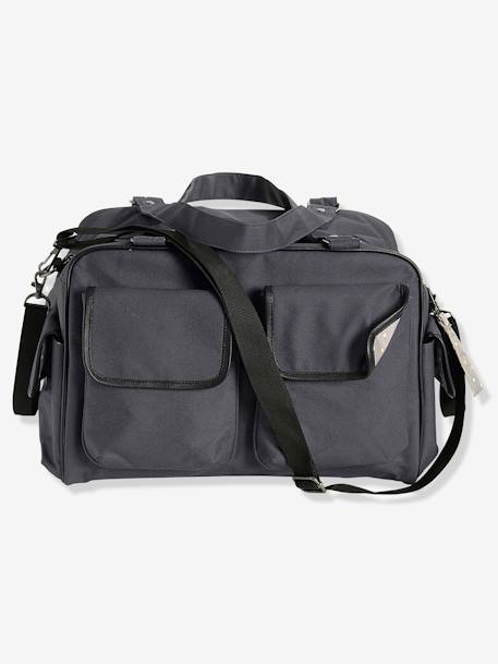 Sac à langer journée multipoches VERTBAUDET Anthracite+Gris foncé 