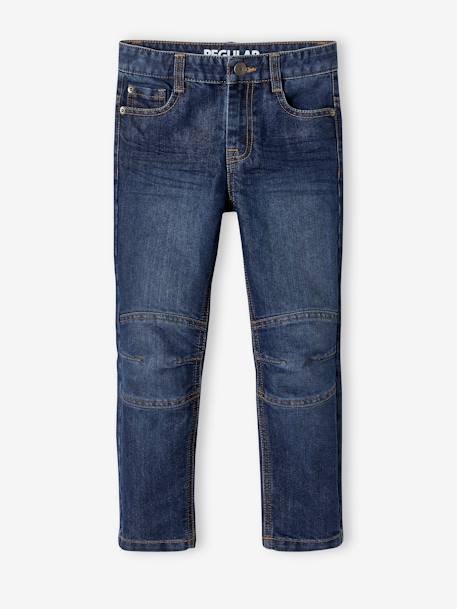 Jean droit MorphologiK indestructible MEDIUM 'waterless' garçon denim brut+STONE 