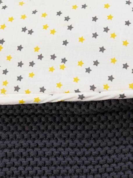 Softtragetasche von VERTBAUDET Anthrazit/Sterne+Stahlgrau 