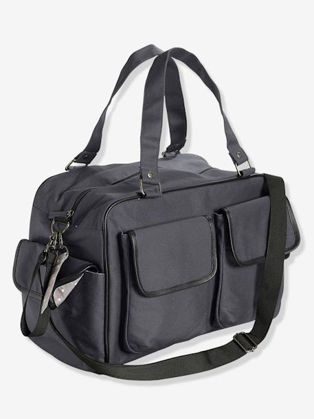 Sac à langer journée multipoches VERTBAUDET Anthracite+Gris foncé 