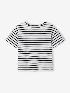 Geringeltes Mädchen T-Shirt mit Recycling-Baumwolle