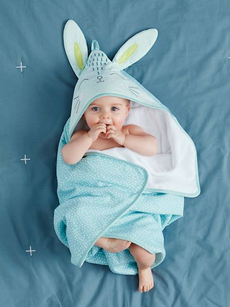 Cape De Bain Bebe Lapin Vert Clair Linge De Maison Et Decoration