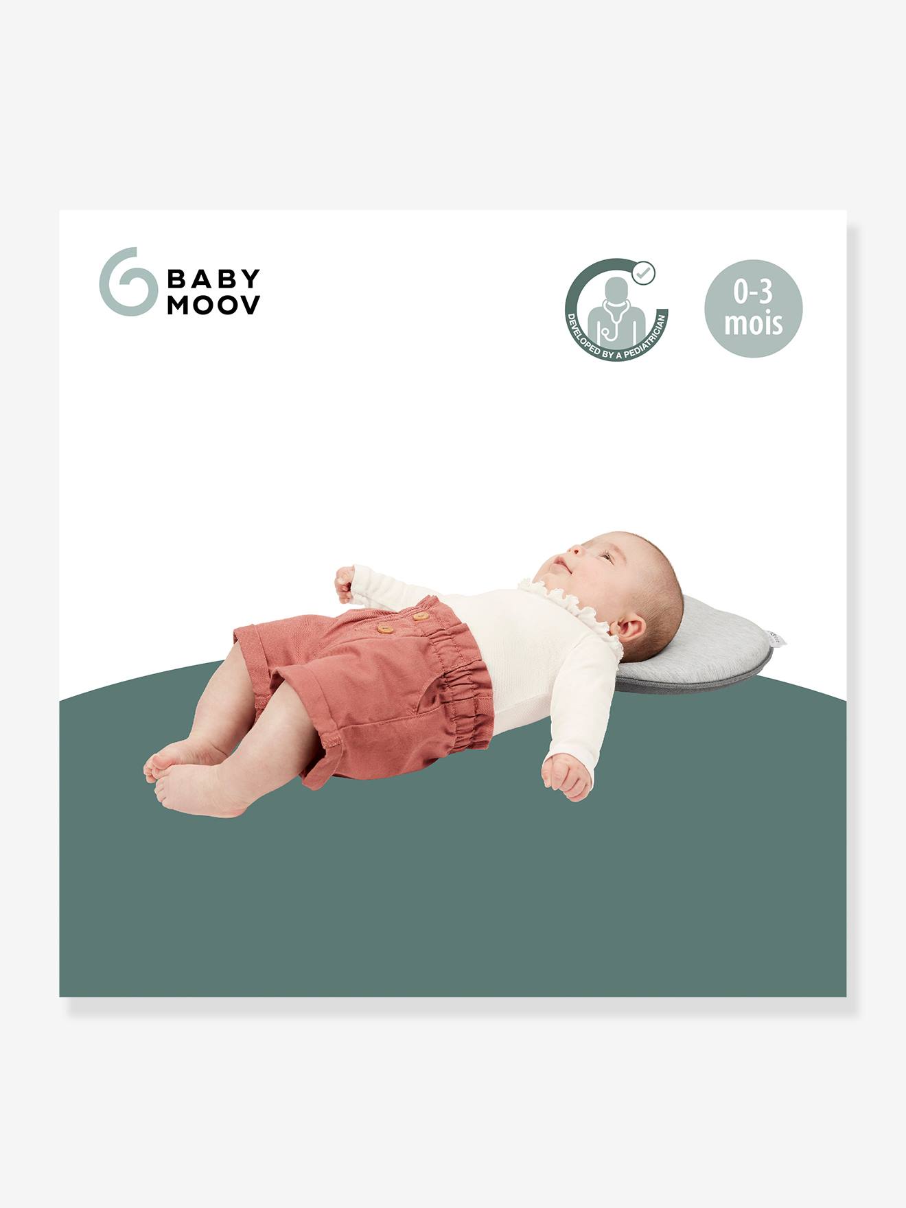 Coussin pour bébé Babymoov Lovenest+, Fresh
