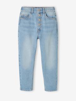 Mädchen-Jeans "Mom fit" Denim - Die Passgenaue für Mädchen, REGULAR