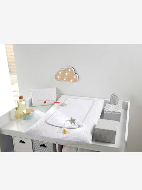 Schnullerkette mit Stern WEISS/STERNE 