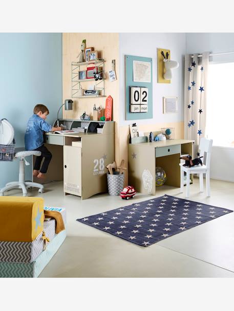 Rideau tamisant Baroudeur Gris / étoiles 