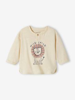 Bébé-T-shirt, sous-pull-T-shirt bébé motif animal manches longues