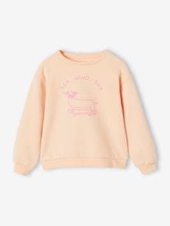 Mädchen-Pullover, Strickjacke, Sweatshirt-Mädchen Sweatshirt mit Print Basics Oeko-Tex