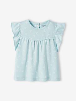 Baby-T-Shirt, Unterziehpulli-Mädchen Baby T-Shirt, Blumen