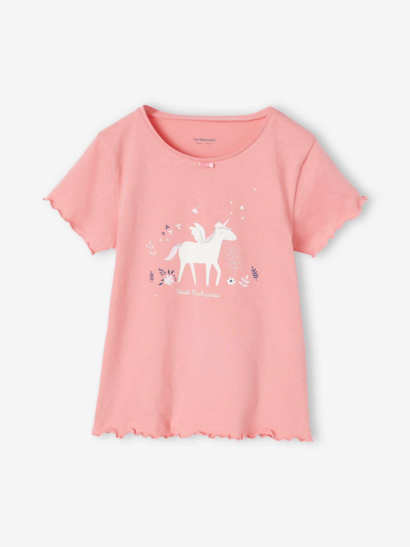 Pyjama Licorne En Velours – Doux Et Craquant Pour Les Filles, Motif Licorne Et Pois