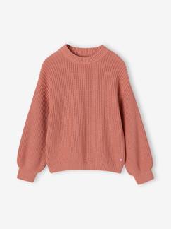 Mädchen-Pullover, Strickjacke, Sweatshirt-Mädchen Pullover aus Rippstrick Oeko-Tex