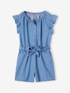 Mädchen-Mädchen Jumpsuit aus Light-Denim