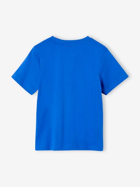Jungen T-Shirt mit Schriftzug aqua+gelb+königsblau+mintgrün+nachtblau+salbeigrün+weiß 