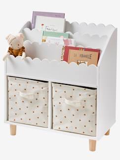 Chambre et rangement-Meuble de rangement 2 cases + étagère-bibliothèque LIGNE FESTON