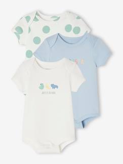 Baby-Body-3er-Pack mitwachsende Baby Schlupfbodys, Bio-Baumwolle Oeko-Tex