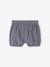 2er-Pack Baby Shorts aus Musselin graublau+wollweiß 