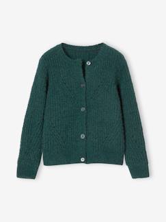 Mädchen-Pullover, Strickjacke, Sweatshirt-Mädchen Cardigan aus Chenille-Garn