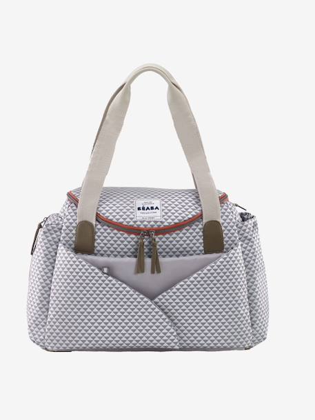 Sac à langer Sydney II BEABA GRIS IMP ALL OVER+gris imprimé+Play print corail+vert sauge 