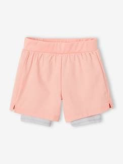 Mädchen-Mädchen 2-in-1 Sport-Shorts