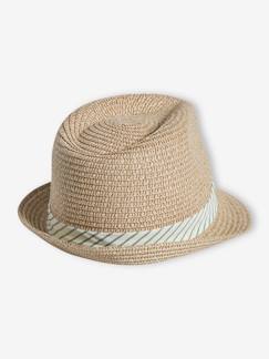 Garçon-Chapeau esprit panama aspect paille garçon