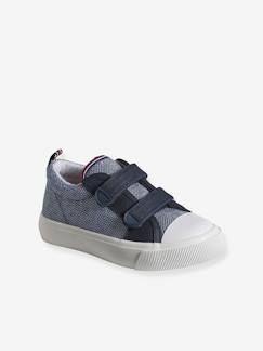 Schuhe-Jungenschuhe 23-38-Kinder Stoff-Sneakers mit Klett und Anziehtrick