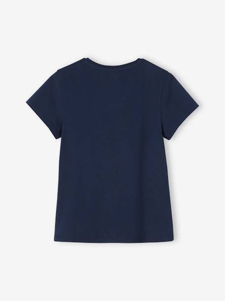 3er-Pack Mädchen T-Shirts, Glanzdetails himbeer+marine+pack camelfarben+pack nachtblau+pastellgelb+salbeigrün 
