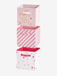 Lot de 3 bacs de rangement Princesse  