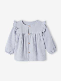 Baby-Hemd, Bluse-Mädchen Baby Volant-Bluse