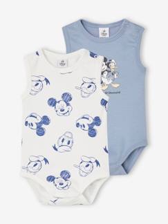 Baby-2er-Pack ärmellose Baby Bodys Disney MICKY MAUS