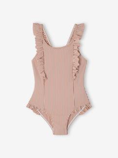 Fille-Maillot de bain-Maillot de bain rayé 1 pièce fille