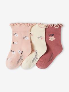 Baby-3er-Pack Mädchen Baby Socken Oeko-Tex