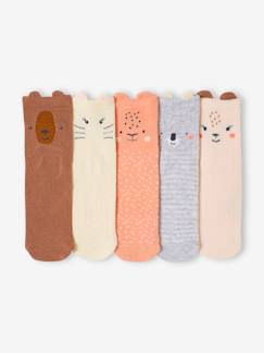 Baby-5er-Pack Baby Socken mit Tieren Oeko-Tex