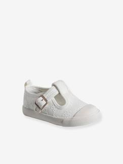 Schuhe-Baby Stoff-Sandalen