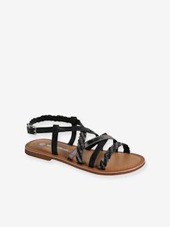 Schuhe-Kinder Sandalen mit überkreuzten Riemchen