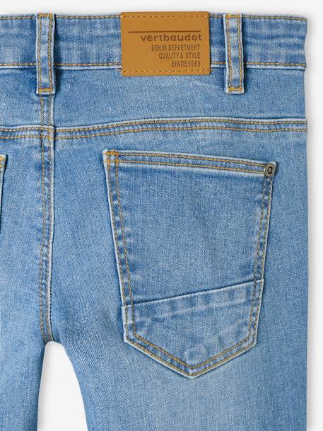 Jean slim MorphologiK LARGE 'waterless' garçon DENIM BRUT+DENIM GRIS FONCE+double stone+STONE 