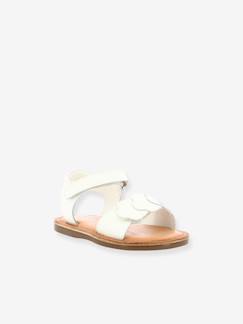 Chaussures-Chaussures bébé 17-26-Marche fille 19-26-Sandales cuir bébé Dyastar 858582-10-3