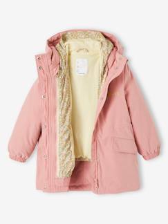 Mädchen-Mantel, Jacke-Mädchen 3-in-1-Jacke mit Recycling-Polyester