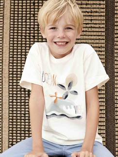 Junge-T-Shirt, Poloshirt, Unterziehpulli-Jungen T-Shirt aus schwerem Jersey Oeko-Tex