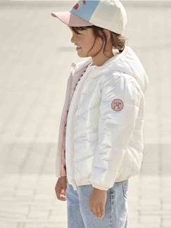 Fille-Manteau, veste-Doudoune fille légère effet brillant 