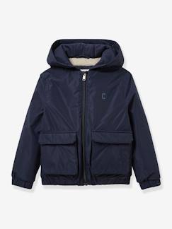 Garçon-Blouson coupe-vent doublé sherpa CYRILLUS