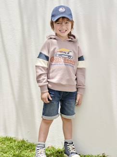 Junge-Shorts-Jungen Shorts mit Schlupfbund, Denim-Look