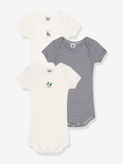 Bébé-Lot 3 bodies manches courtes PETIT BATEAU