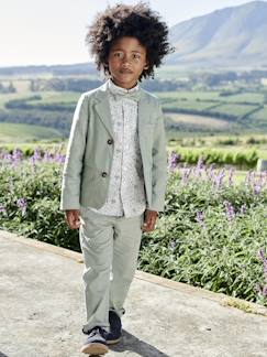 Garçon-Pantalon garçon cérémonie chino en coton/lin