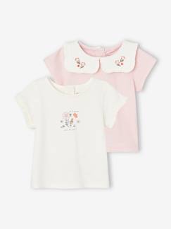 Baby-T-Shirt, Unterziehpulli-2er-Pack Baby T-Shirts aus Bio-Baumwolle