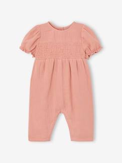 Baby-Latzhose, Overall-Baby Musselin-Overall mit weitem Bein