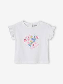 Baby-T-Shirt, Unterziehpulli-Baby T-Shirt mit Flatterärmeln Oeko-Tex