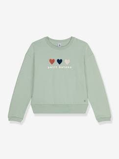 Vêtements de grossesse-Sweat coeur en molleton femme PETIT BATEAU