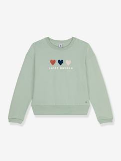 Sweat coeur en molleton femme