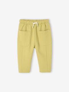 Bébé-Pantalon en molleton bébé taille élastiquée